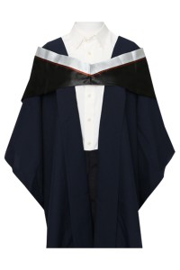 設計亮灰色畢業袍披巾     訂製香港理工大學畢業袍      碩士畢業袍     物理治療碩士    畢業袍生產商    訂製畢業袍公司  PolyU  DA558